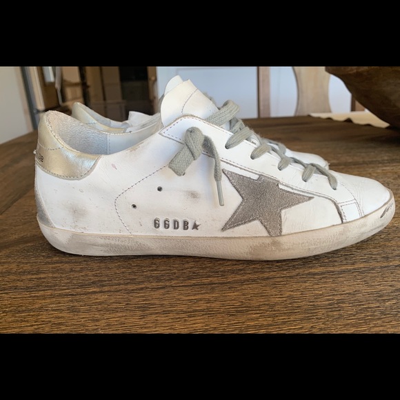 gray golden goose sneakers